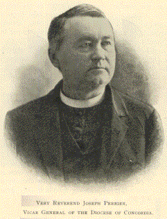 VERY REVEREND JOSEPH PERRIER, VICAR GENERAL OF THE DIOCESE OF CONCORDIA.