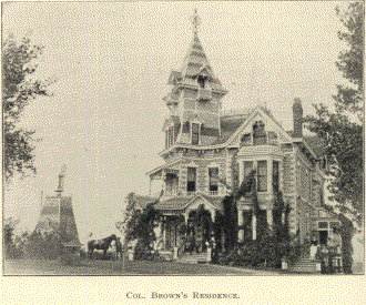 COL. BROWN'S RESIDENCE.