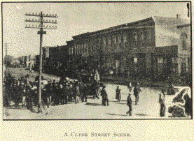 A CLYDE STREET SCENE.