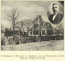 Picture of W.L.Brandon and his home.