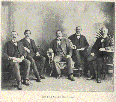 The five Gould brothers.