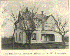 Modern home of O.W. Peterson