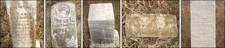 Gravestones in the Paddock Cemetery, Barber County, Kansas.

Photo by Nathan Lee.