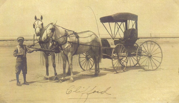 Clifford Raymond Hoagland with horses and a carriage, Barber County, Kansas.

Photo courtesy of Kim Fowles.

CLICK HERE to view larger image.