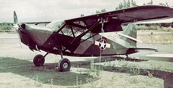 Stinson L5 Sentinel aircraft.