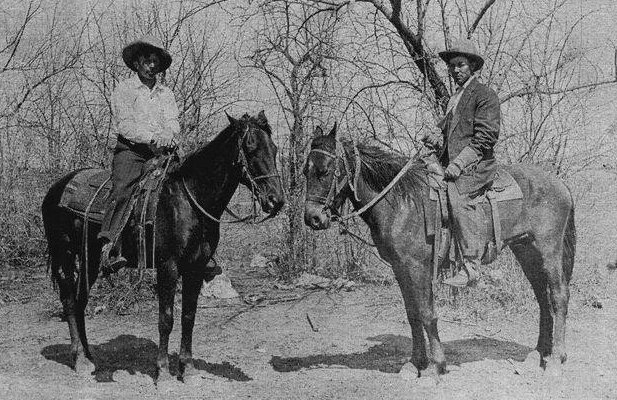 Marion Francis McLain, at left, with Lewis Maple Hastings, photo taken before 1916.

Photo courtesy of Brenda McLain