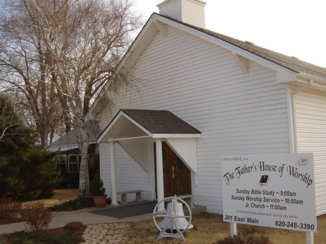 The Father's House of Worship, Sun City, Kansas.

Photo by Nathan Lee.