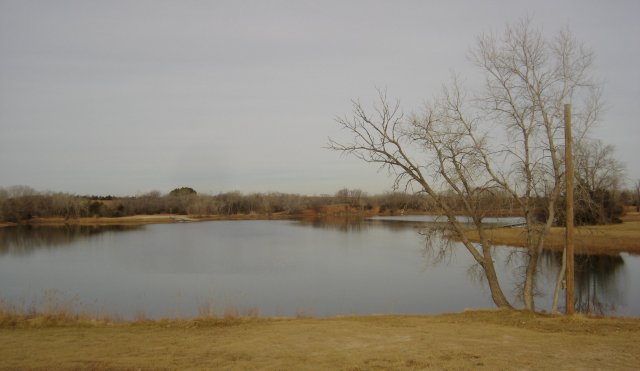 Barber County State Fishing Lake, Medicine Lodge, Kansas.

Photo by Nathan Lee, October 2006.