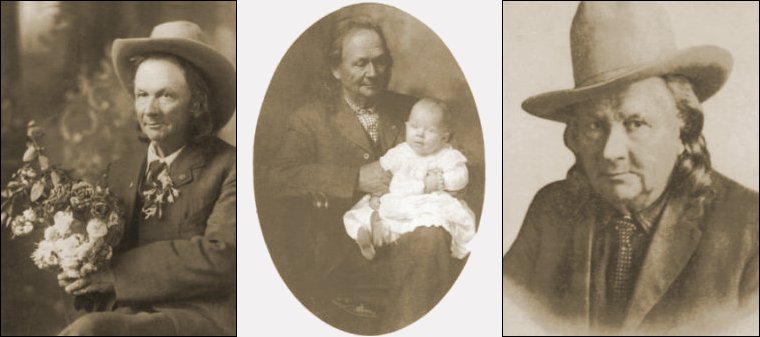 Left to right: Scott Cummins with a vase of flowers, Scott Cummins with a baby, Portrait of Scott Cummins.

Photos courtesy of Frank and Jan Cummins. Frank is a great grandson of Scott Cummins.

CLICK HERE for more information about Scott Cummins.