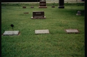 Graves of George and Kate Horney and George Horney, Sr.