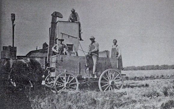 Farm Equipment on the Massey Ranch near Sun City, Barber County, Kansas.

Photo courtesy of Lee (Massey) Ives.