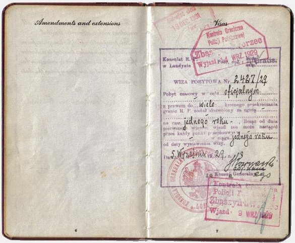 Thomas J. Murphy's passport.

From the collection of Brenda McLain.