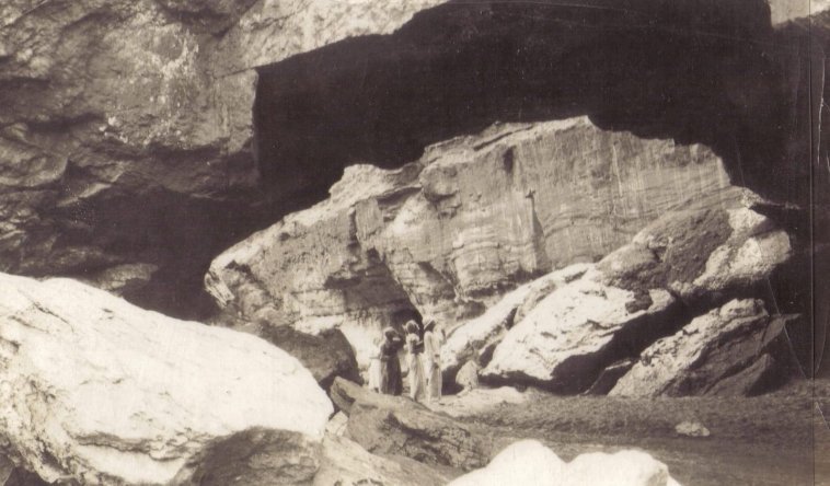 Natural Bridge Near Sun City, Barber County, Kansas.

Photo from the collection of Brenda McLain, courtesy of Kim Fowles.