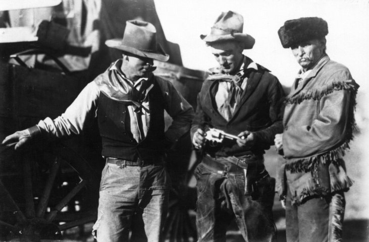 Howard J. Parker, at right, with two unidentified men.

They were probably dressed for the Medicine Lodge Peace Treaty Pageant.

Photo courtesy of Bob Osborn.

CLICK HERE TO VIEW LARGER IMAGE.