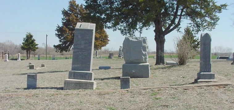 Gravestone for Reverend George Robinson and Dorothy (Green) Robinson, Sharon Cemetery, Sharon, Barber County, Kansas.

Photo by Ed Rucker, 17 March 2007.