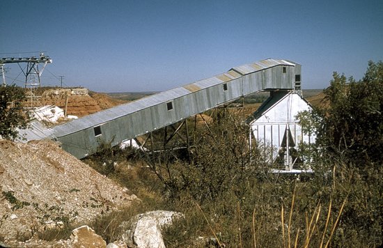 Pioneer Mine, November 1962.

Photo by Grace Muilenburg, courtesy of the Kansas Geological Society.