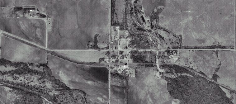 USGS Aerial Photo of Lake City, Barber County, Kansas, 17 Aug 1991.