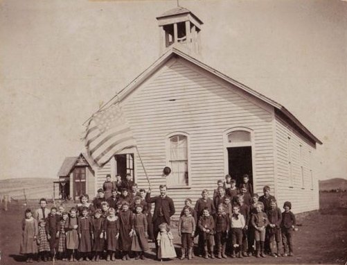 Sun City School prior to 1901, Barber County, Kansas.