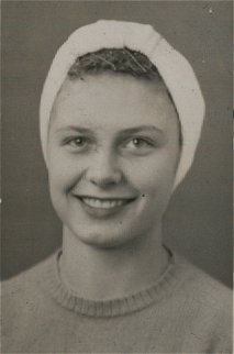 Ruby Schultz, 1947-48 school year, Protection, Comanche County, Kansas. Photo from the collection of Alice (Norton) Bergeman.