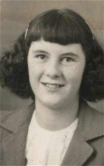 Dorothy Thomas, 1947-48 school year, Protection, Comanche County, Kansas. Photo from the collection of Alice (Norton) Bergeman.