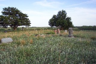 Gravestones in Aetna Cemetery, Barber County, Kansas. Photo courtesy of Phyllis Scherich.