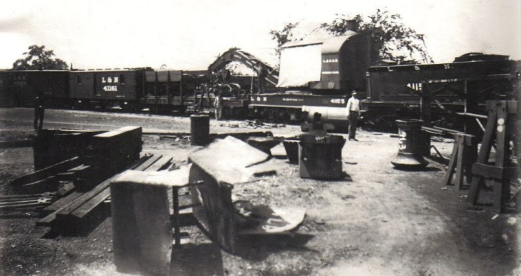 Train Yard, probably in Evansville, Indiana.

Photo courtesy of Rhonda (Cline) Nickel.