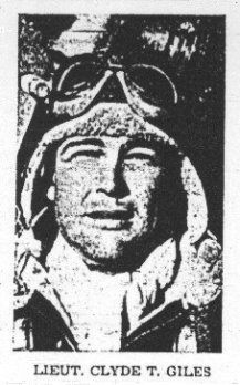 Lieutenant Clyde Giles, USAAF.