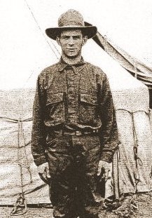 Harrison Metzker, American Expeditionary Forces, 89th Division as a member of Co. L. 353rd Infantry, the A1 1-Kansas Regiment.