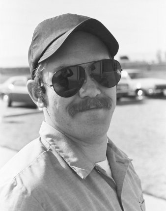 PHAN Ron Larrington of the National Parachute Test Range, El Centro, California, circa 1976. Photo by PHAN Pat 'Smitty' Smith.