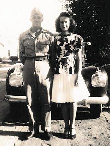 Warren Lee Petty of Comanche County, Kansas, with his fiance, Betty Ellison, August 1944.

Photo courtesy of his niece, Gayle (Petty) Harden.