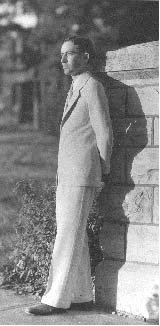 John Edward Schrock at Kansas State College, about 1926.