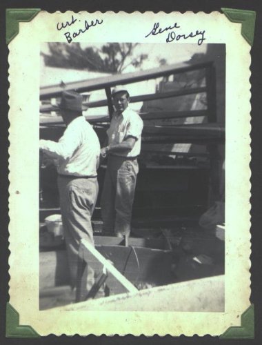 Aftermath of the May 20, 1949, tornado which hit Wilmore, Kansas. Photograph by J.R. & Gloria Cline, from the collection of Rhonda Nickel.