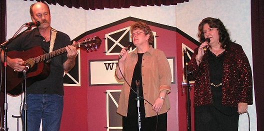 Jerry Ferrin, Nancy Smith and Linda Winter perform 'Further Along' at the 6 Nov 2004 Wilmore Opry.