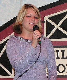 Brandi Morris performs at the Wilmore Opry, 6 Nov 2004.