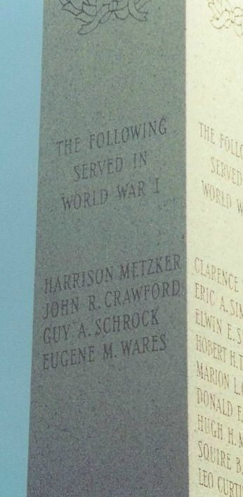 The Soldier's Memorial obelisk in Crown Hill Cemetery, Comanche County, Kansas.  Photo by Bobbi (Hackney) Huck.