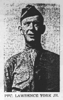 Pfc. Lawrence York, Jr., US Army.