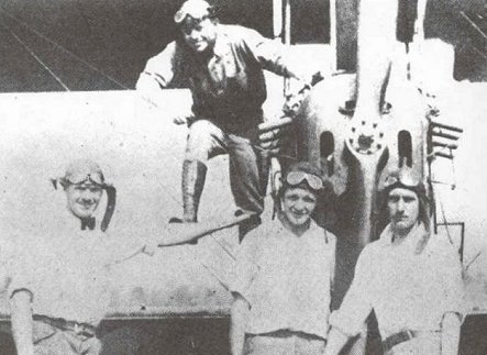 John W. 'Jack' Ashcraft, standing at left, with some of his friends.

News clipping courtesy of Jack Ashcraft's great niece, Cindy Weigand.