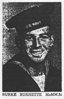 William Burke Burnette, USN, MoMM3.