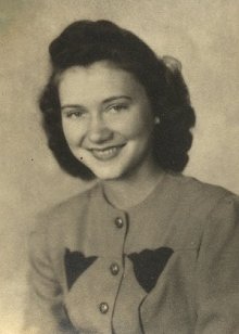 Grace Calloway of Wilmore, Ks, 1944. Photograph from the collection of Wendel G. Ferrin