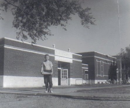 Russell Fay Cline, first day of third grade, Coldwater Grade School, Coldwater, Comanche County, Kansas.

Photo courtesy of Rhonda (Cline) Nickel.