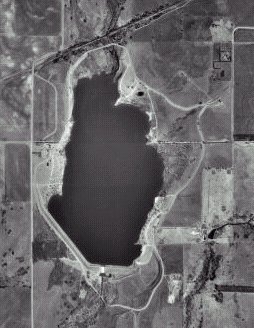 Coldwater Lake, USGS aerial photograph, 1 April 1996.

CLICK HERE to see the full image.