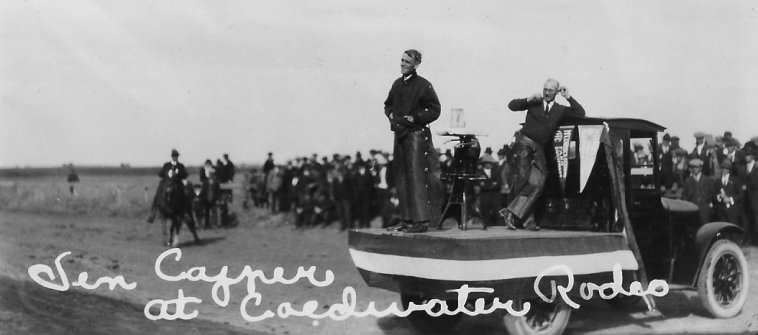 Coldwater Rodeo, 1923, Comanche County, Kansas.

Photo by Homer Venters, courtesy of Mike Venters.