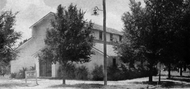  Coldwater Assembly of God Church. Photo from the Diamond Jubilee Historical Souvenir Program. Coldwater, KS: Western Star, 1959.