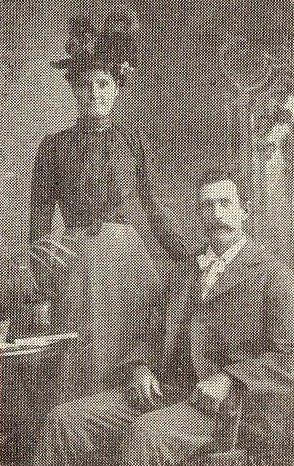 Roy German & Jane Holler, wedding photograph, 1 Oct 1900. Courtesy of Buddy M. Bardot.