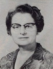 Helen Bernice (Todd) Hough, photo from TIGER: The Wilmore, Kansas, School Yearbook 1958 - 1959, courtesy of Nancy Smith. Mrs. Hough taught the 3rd and 4th grades.