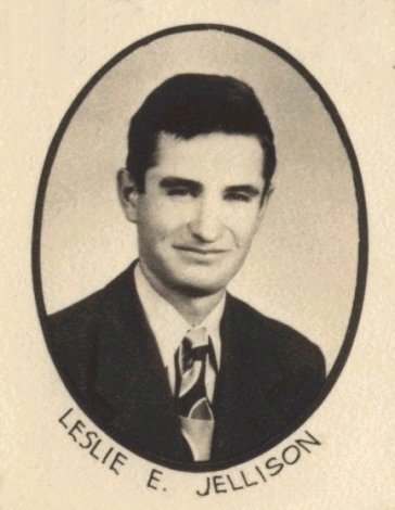 Leslie E. Jellison.

Senior Class photo, Protection High School, Protection, Kansas, 1950.