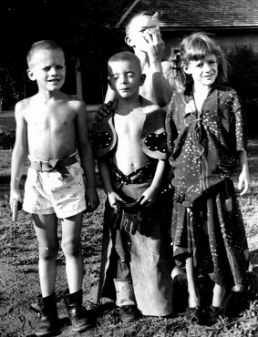 From the left: David Lawrence, Mike York, Larry Lawrence and Lonna Lawrence of Wilmore, Comanche County, Kansas.