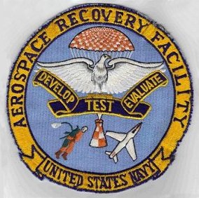 Naval Aerospace Recovery Facility embroidered patch.

From the collection of Mark Schneider.