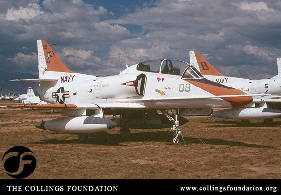 Skyhawk TA-4J.  BuNo 153524

Photo courtesy of the Collings Foundation.