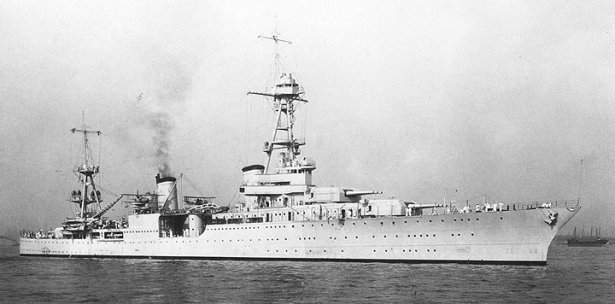 USS Houston during the 1930's